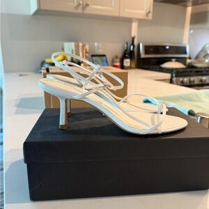 Tony Bianco White Strappy Heels